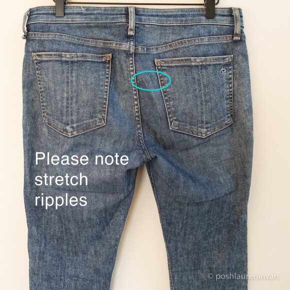 Rag & Bone Baxhill Cate Jeans– 30" inseam / Light Wash – Size 28/30 - Picture 8 of 15